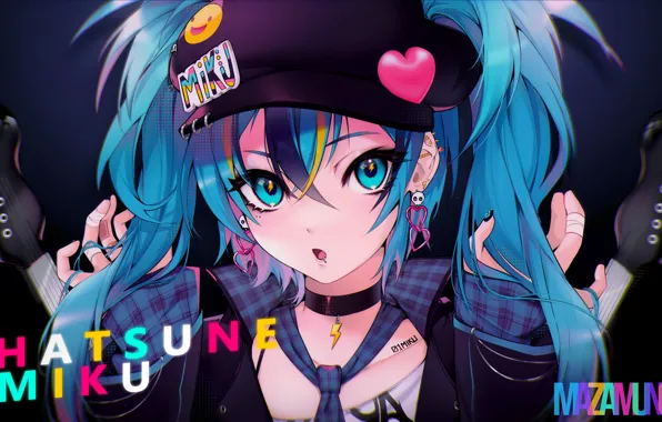 Девушка, Hatsune Miku, Vocaloid
