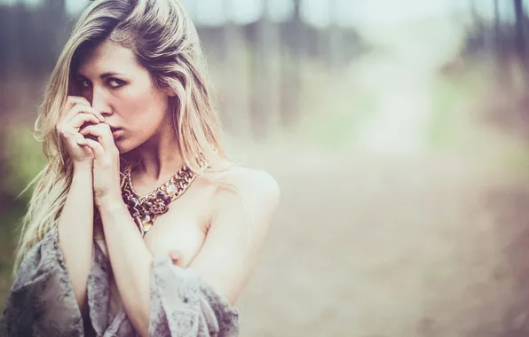 Девушка, поза, фон, Raphaella Withlove