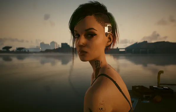 Game, Cyberpunk 2077, Screenshot, Judy Alvarez, Джуди Альварес