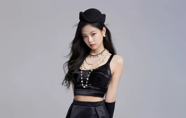 Обои для рабочего стола, kpop, 16:9, blackpink, блэкпинк, корейская певица, kim jennie, ким дженни