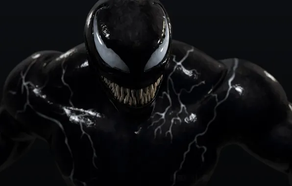 Улыбка, зубастый, Веном, Venom, симбиот