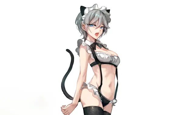 Girl, fantasy, sexy, lingerie, pantsu, Anastasia, bra, cleavage