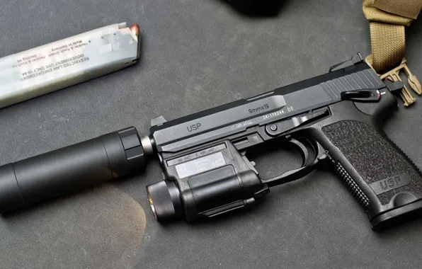 Германия, USP, самозарядный пистолет, Heckler&amp;Koch
