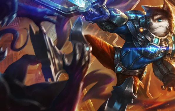 Меч, арт, пес, броня, hon, husky, Heroes of Newerth, Pharaoh