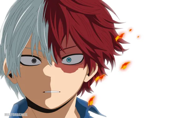 Искры, парень, Моя геройская академия, Boku No Hero Academia, Тодороки Шото