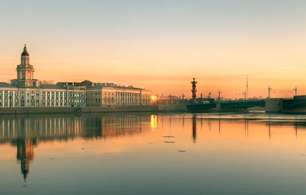 Картинка весна, утро, Санкт-Петербург