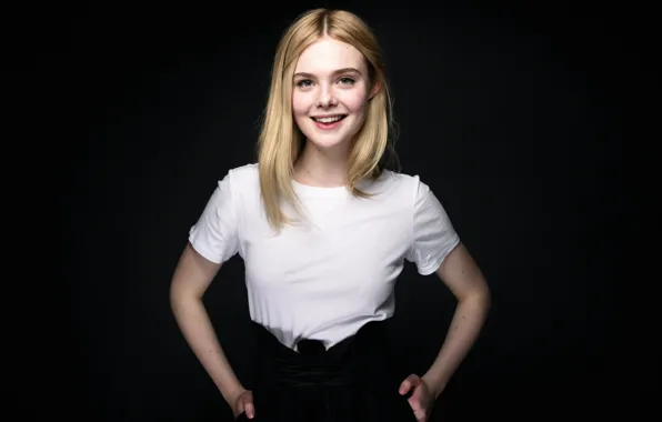 Elle Fanning, Эль Фаннинг, на фотосессии для фильма, Sidney Hall