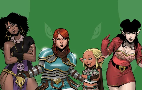Violet, Hannah, Dee, Betty, Королевы крыс, Rat Queens