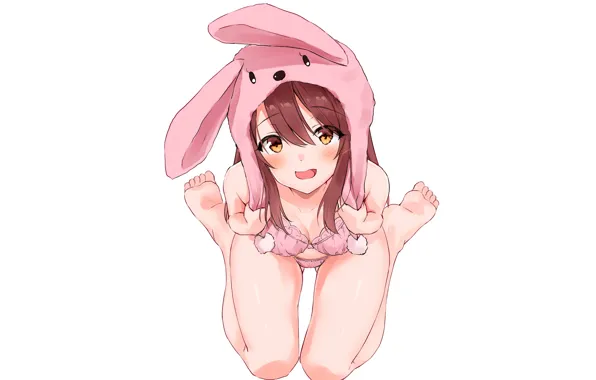 Girl, sexy, lingerie, pantsu, bra, cleavage, panties, long hair