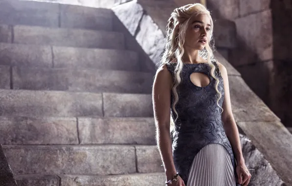 Обои Актриса, Сериал, Ступеньки, Скриншот, Game Of Thrones, Игра.
