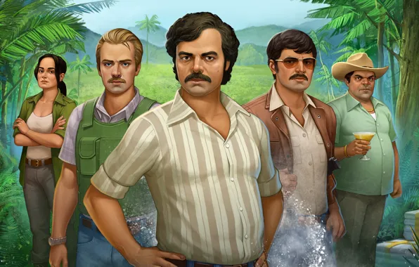 Pedro Pascal, Narcos, Wagner Moura, Pablo Escobar, Javier Pena, Boyd Holbrook, Steve Murphy