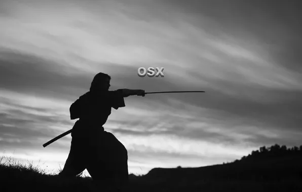 Apple, самурай, osx