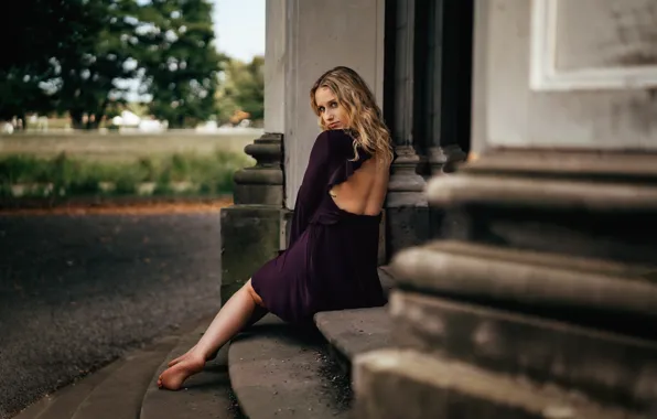 Картинка девушка, фон, Antje Dnl