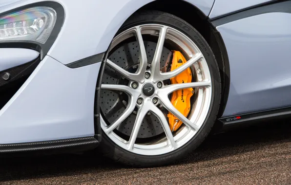 Картинка McLaren, logo, close-up, wheel, 570GT, McLaren 570GT