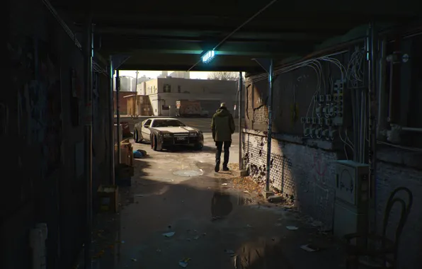 Car, art, атмосфера города, Antoine Boutin