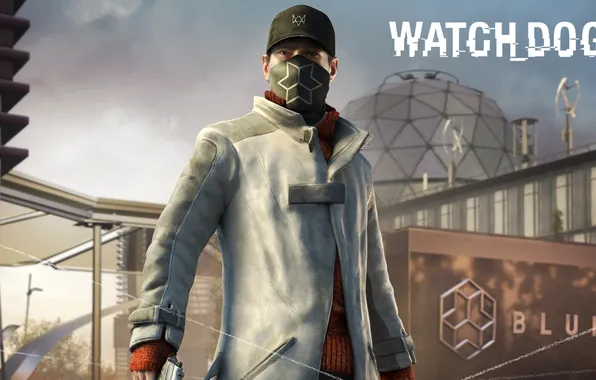 White, плащ, watch dogs, aiden pearce