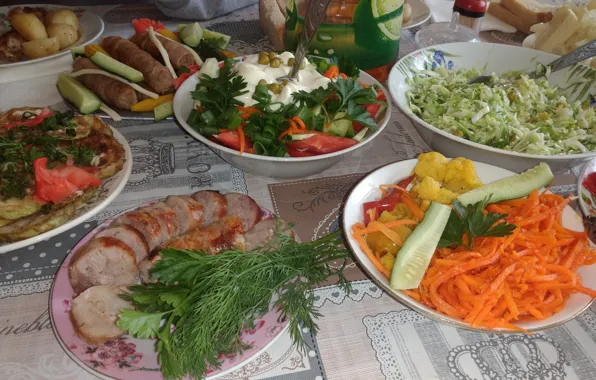 Стол, застолье, блюда, Mamala ©