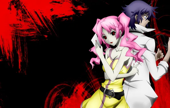 Anime, Shiki, Megumi Shimizu, Черно-красный., Natsuno Yuuki, Усопшие