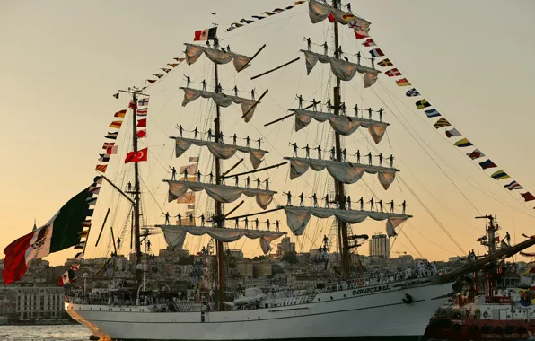 Мексика, Cuauhtemoc, учебный парусник