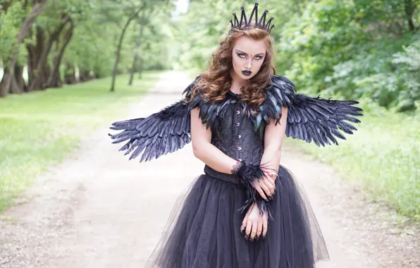 Взгляд, девушка, Dark Angel