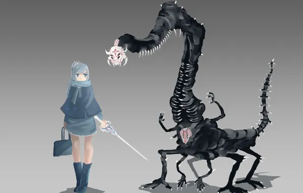 Фон, монстр, девочка, RWBY