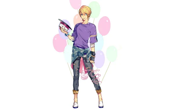 Шарики, парень, Поющий принц, Uta no Prince-sama
