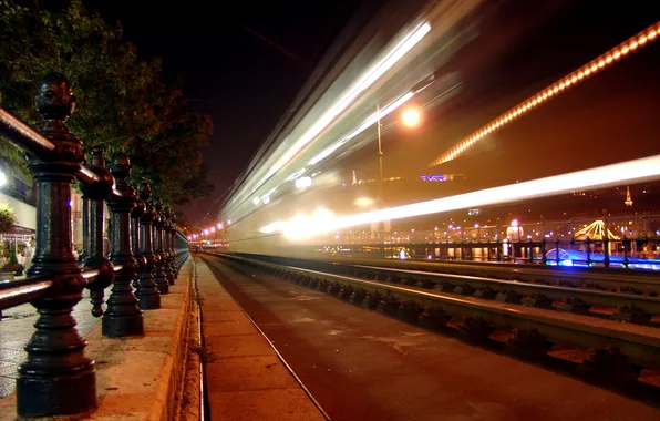 Картинка поезд, скорость, Будапешт, невидимый