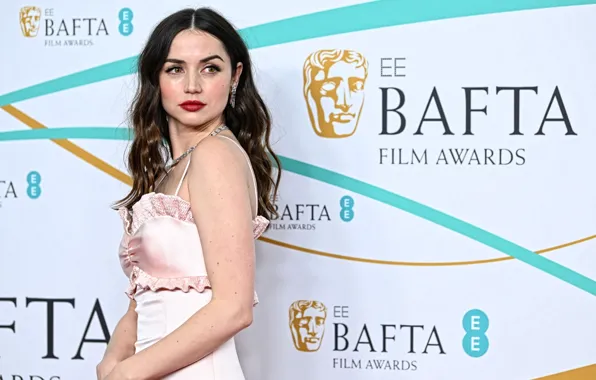 Поза, платье, актриса, брюнетка, красивая, Ana de Armas, Ана де Армас