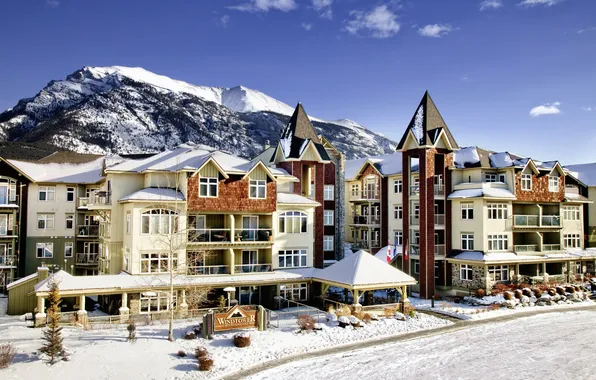 Картинка city, город, Canada, Banff