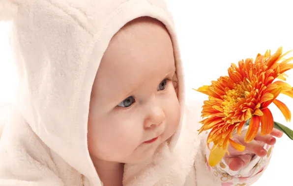 Картинка цветок, ребенок, малыш