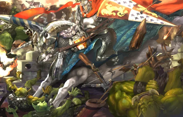 Warrior, Dragon's Crown, goblins