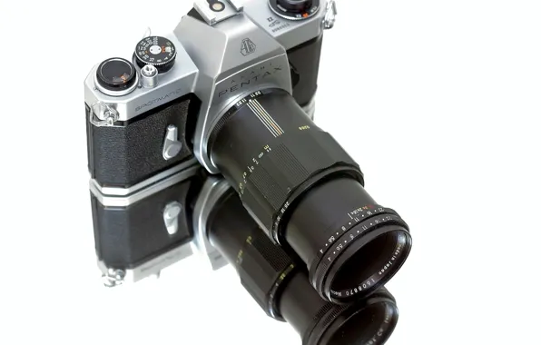 Camera, lens, Pentax