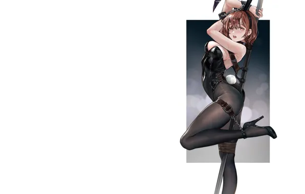 Sexy, Anime, pretty, bunny, pole, pole dancing
