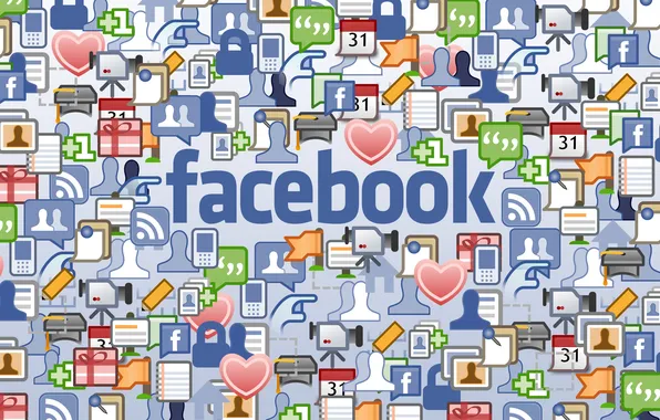 Социальная Сеть, Facebook, Иконки