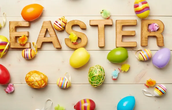 Яйца, Пасха, декор, Easter, eggs