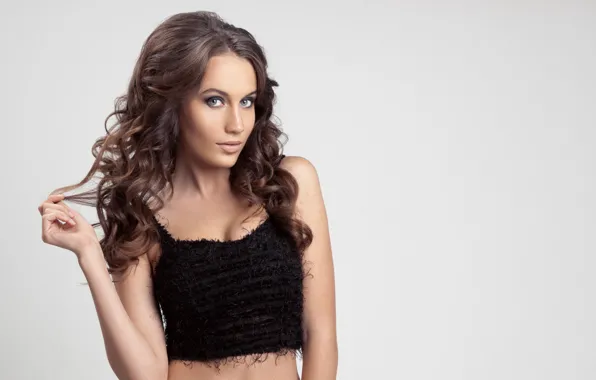 Картинка woman, beautiful, hair, makeup