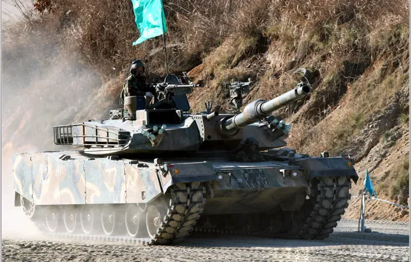 Картинка танк, Южная Корея, кореец, К1A1