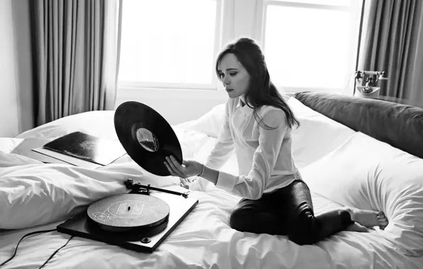 Проигрыватель, винил, пластинка, Ellen Page, The Hollywood Reporter
