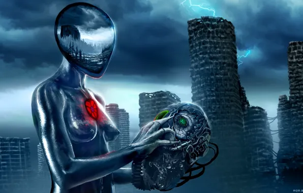 Молния, башни, Romantically Apocalyptic
