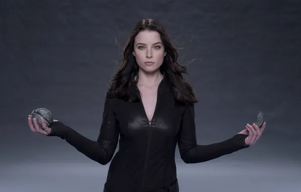 Взгляд, девушка, фантастика, брюнетка, костюм, сериал, промо, Rachel Nichols