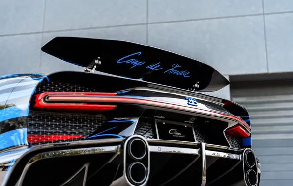 Картинка Bugatti, exhaust, Chiron, rear wing, Bugatti Chiron Super Sport Coup de Foudre
