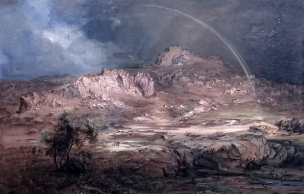 Картинка Munich, Карл Антон Йозеф Ротман, Carl Anton Joseph Rottmann, немецкий художник-пейзажист, 1847, Landscapes of Greece …