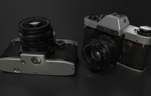 СССР, TTL, Киев-19, Зеркальный фотоаппарат
