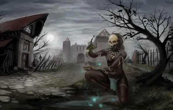 Тучи, пасмурно, Diablo III