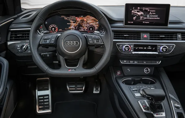 Audi, салон, 2018, универсал, RS4, Avant