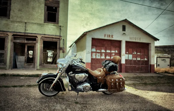Стиль, улица, мотоцикл, байк, легенда, Indian Chief