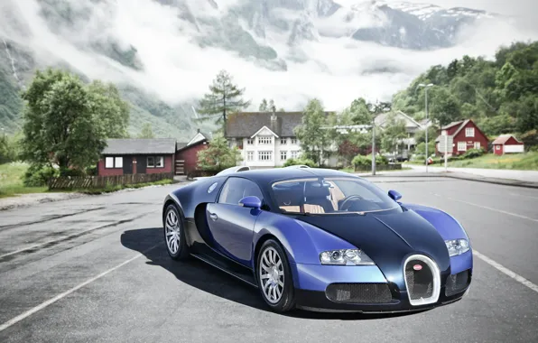 Supercar, Bugatti Veyron, бугатти, автообои, вейрон