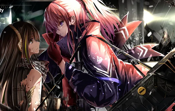 Девушки, аниме, арт, Girls Frontline, Девушки фронта