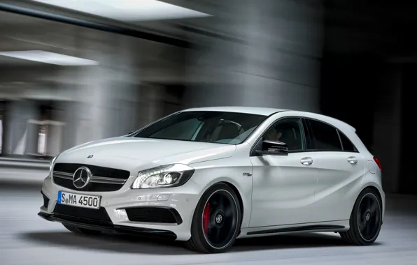 Картинка машина, авто, Mercedes, AMG, mercedes amg, mercedes-benz a-класс amg, горячий хетчбек