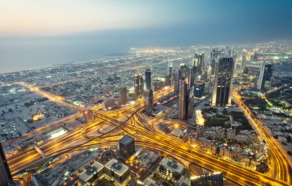 Картинка город, небоскребы, Dubai, дубай, ОАЭ, дубаи